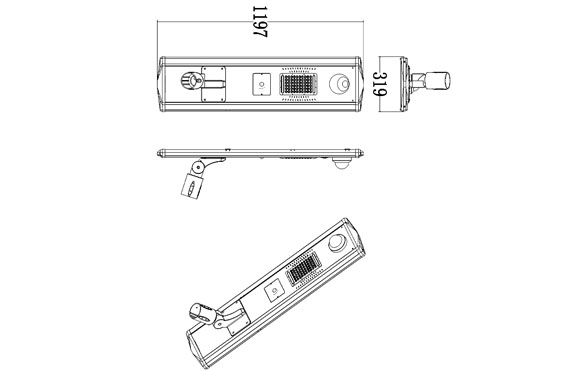 Integrated Solar Street Light 30W