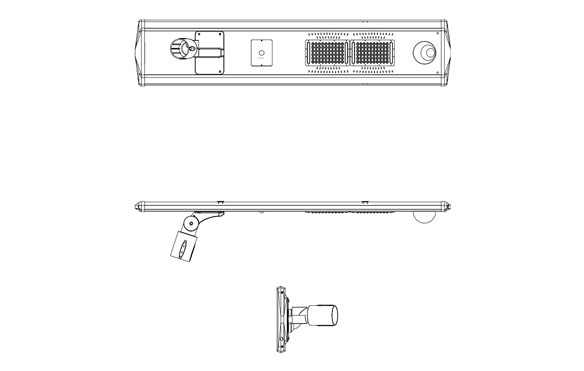 Integrated Solar Street Light 60W